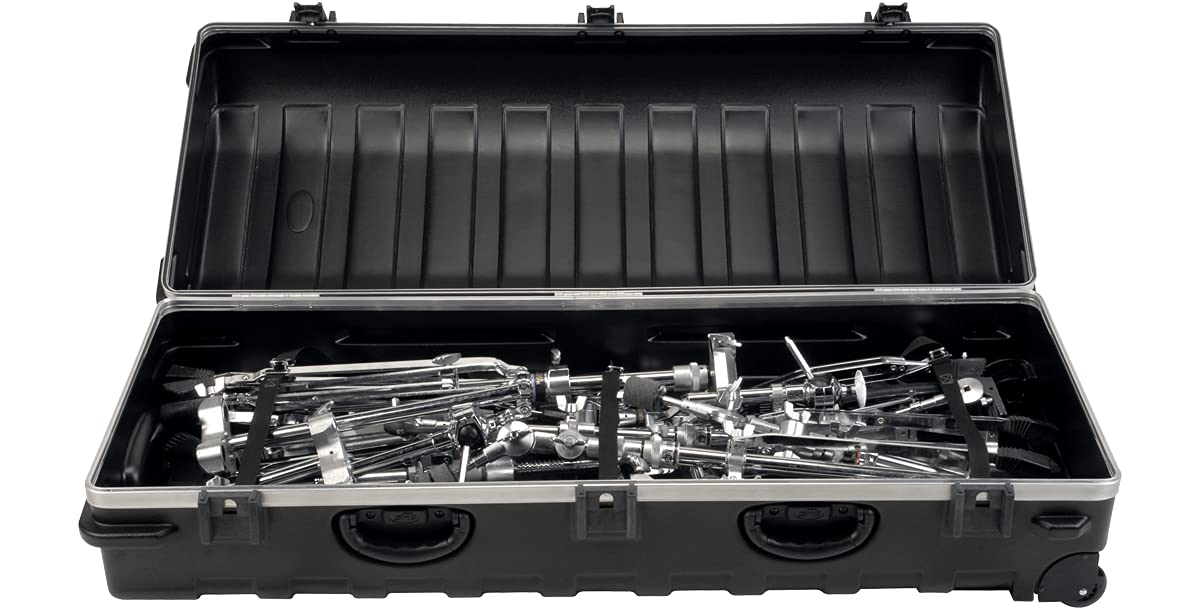 SKB ATA XL Stand Case (49-1/2 x 20-1/4 x 13-1/2) with Wheels and Straps, TSA Latches, Over-Molded Handle